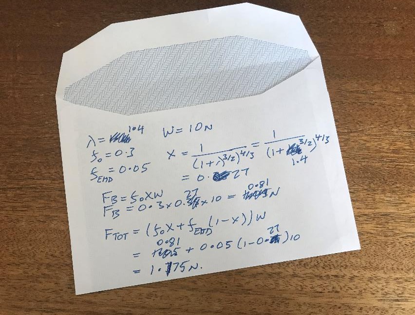 boundary friction forces