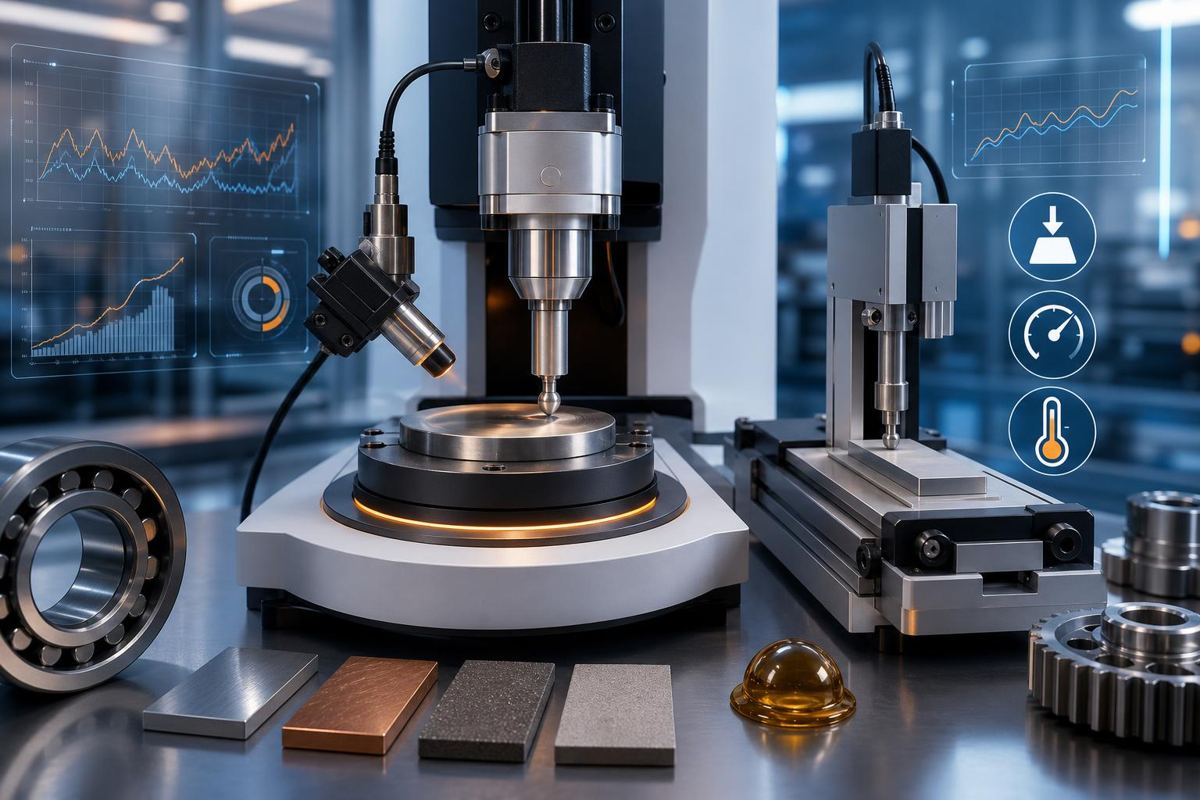 How to choose a tribometer: modern tribology testing equipment for friction, wear and lubricant evaluation